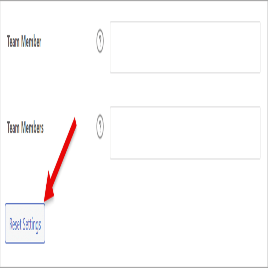 Reset Labels Settings to Default