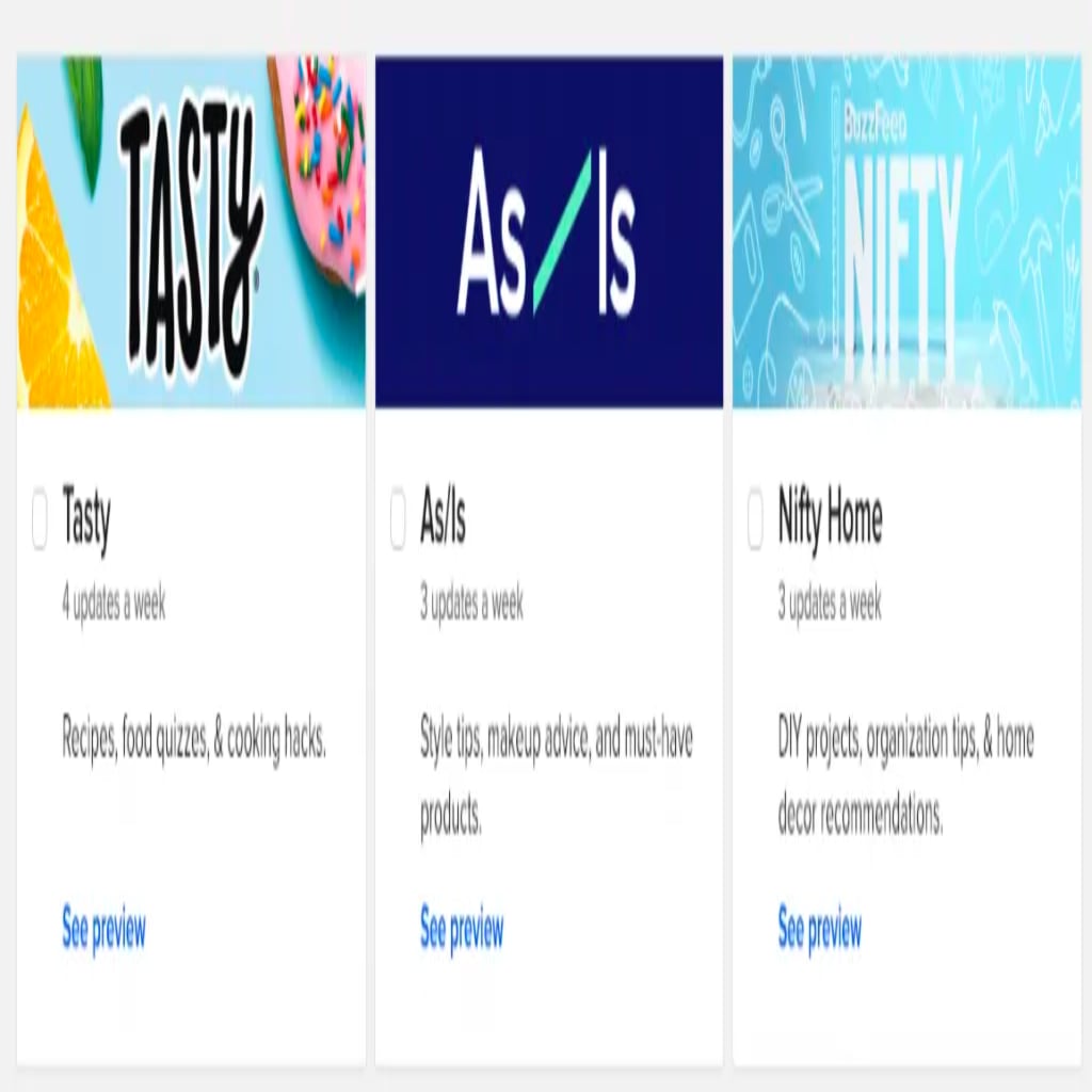 Email subscriptions