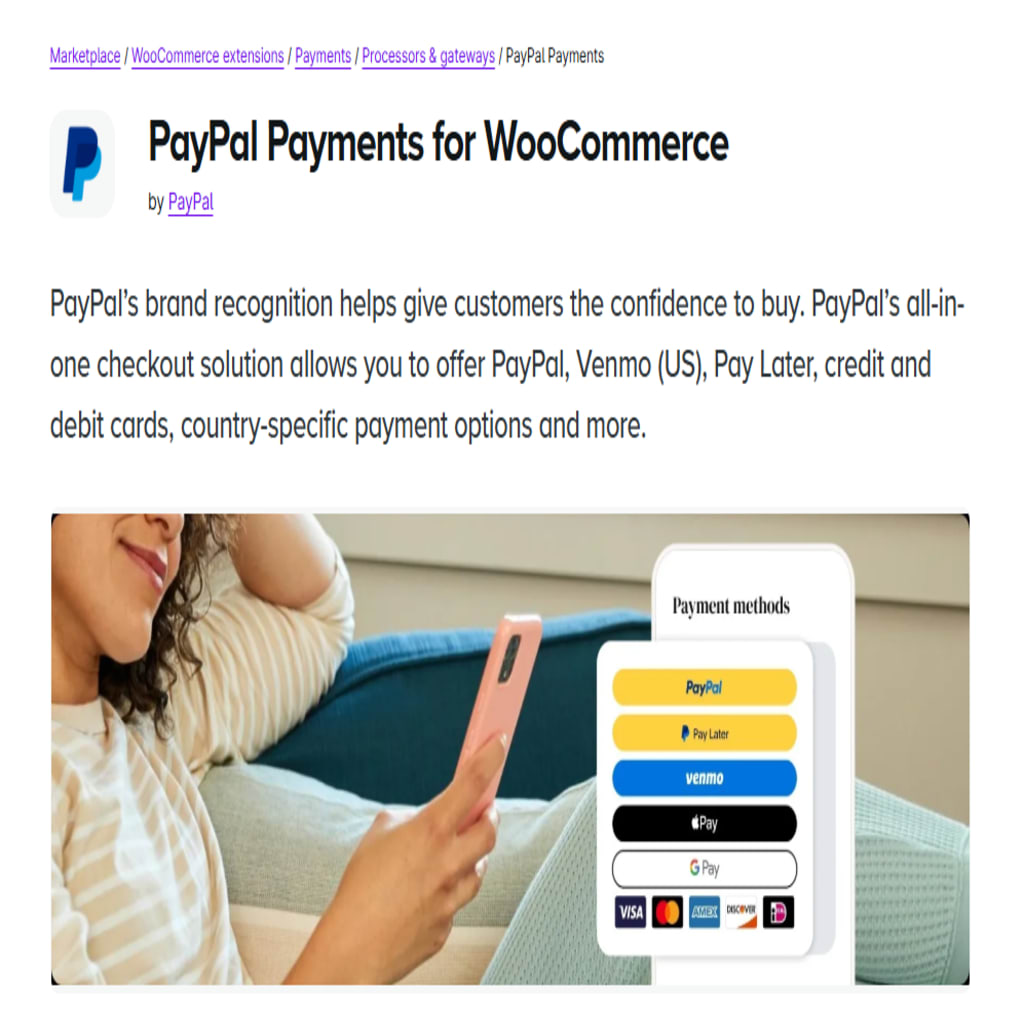 paypal payments for woocommerce