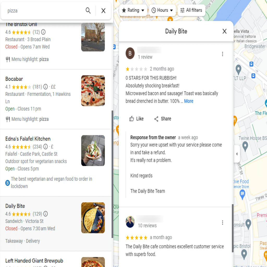 review with response