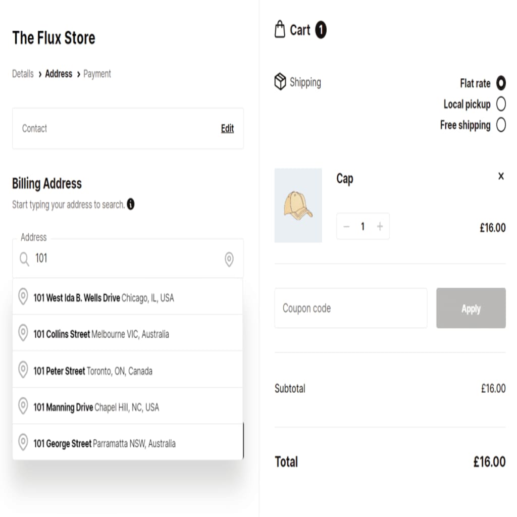 address autocomplete woocommerce