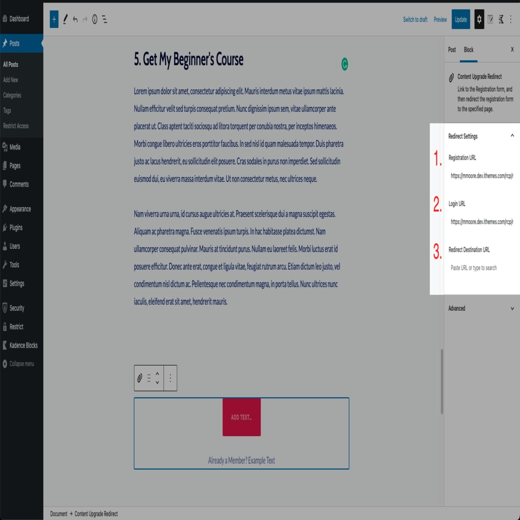 content-upgrade-redirect-block-settings.png