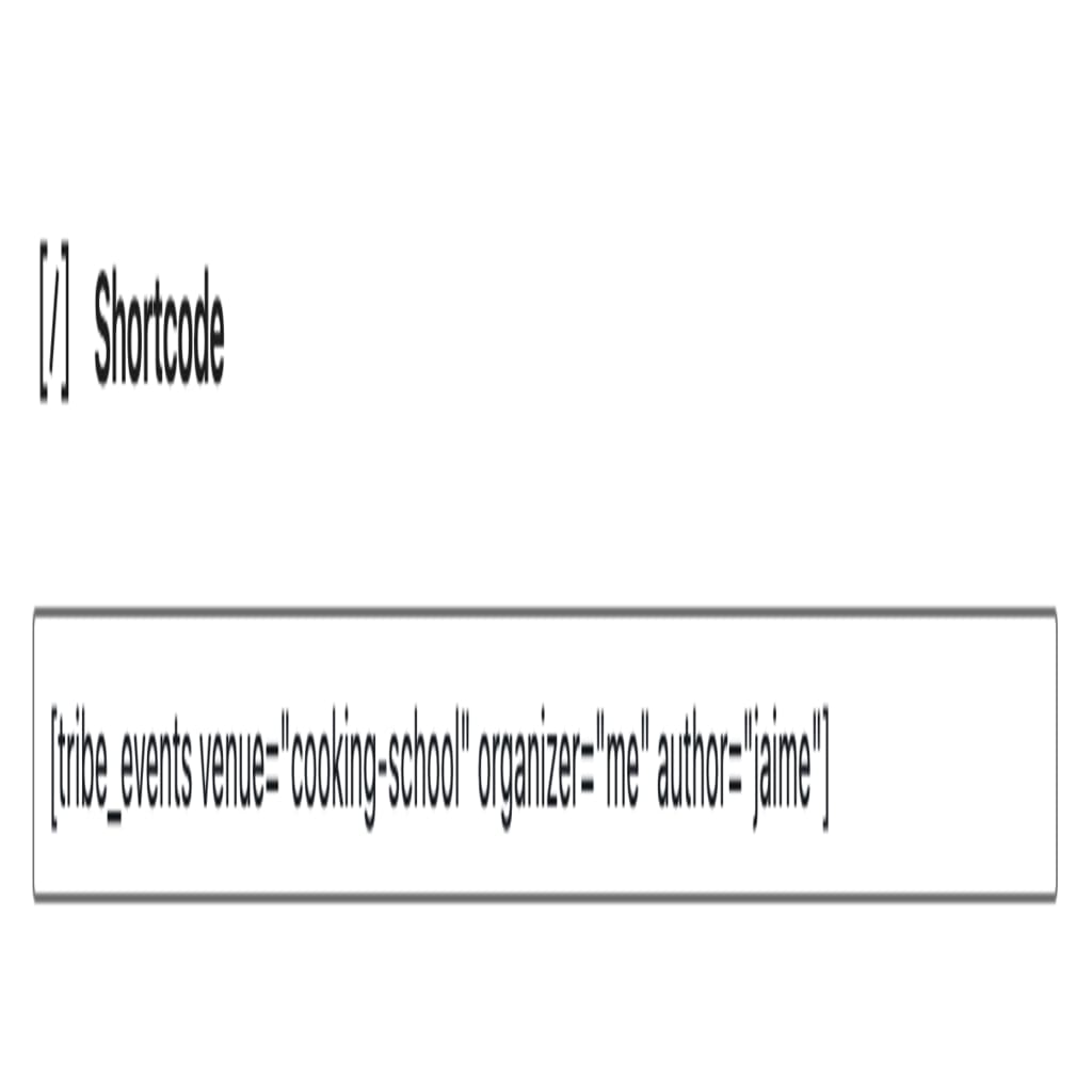 New shortcode attributes