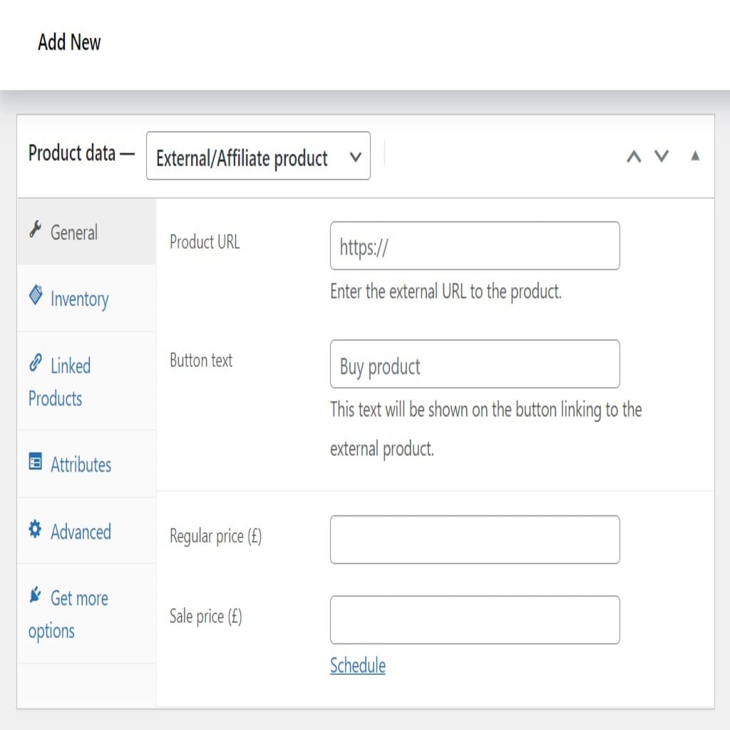 affiliate product type woocommerce