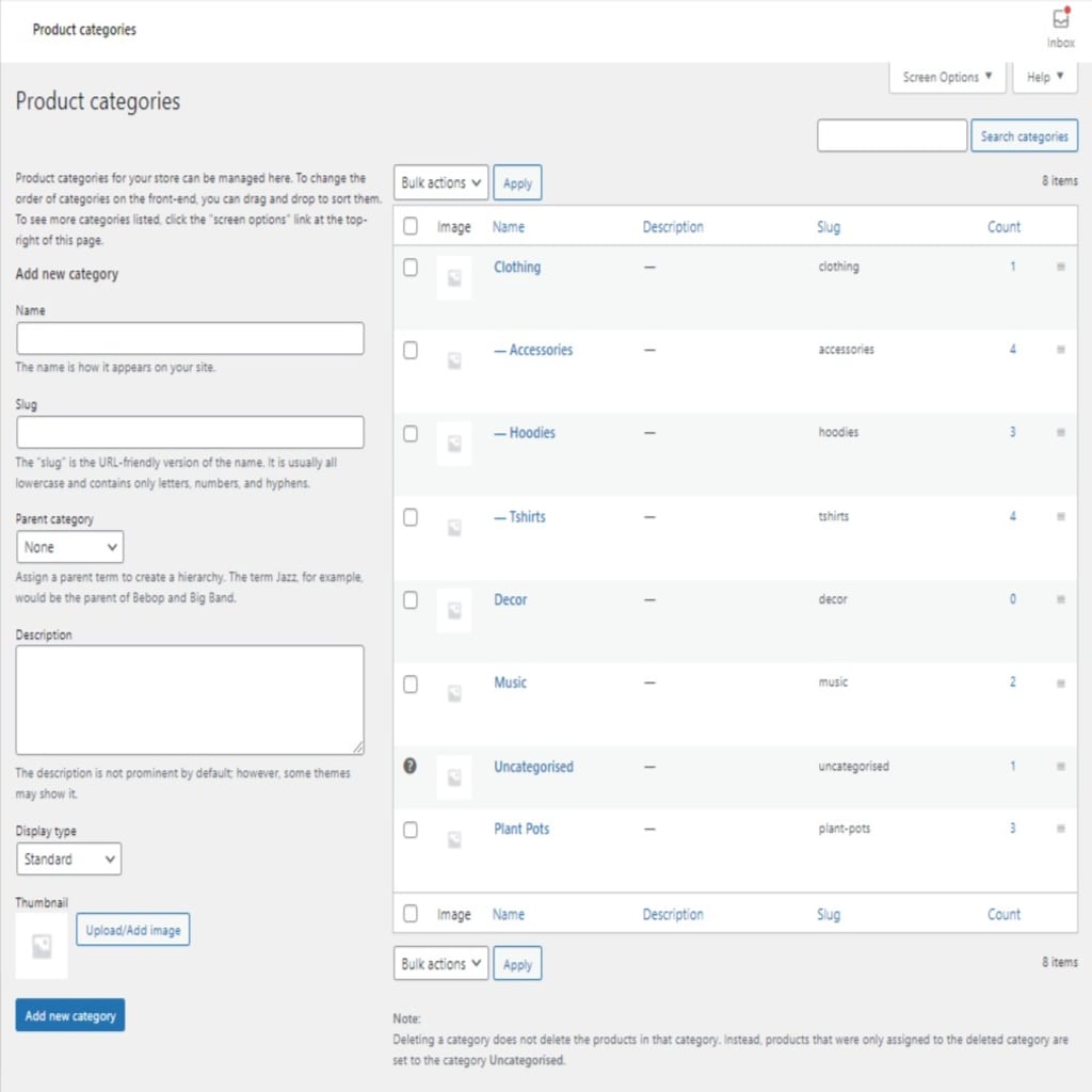 add a woocommerce product category