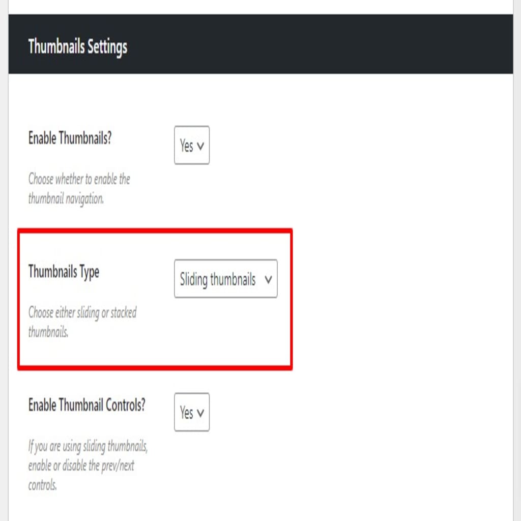pick thumbnail type