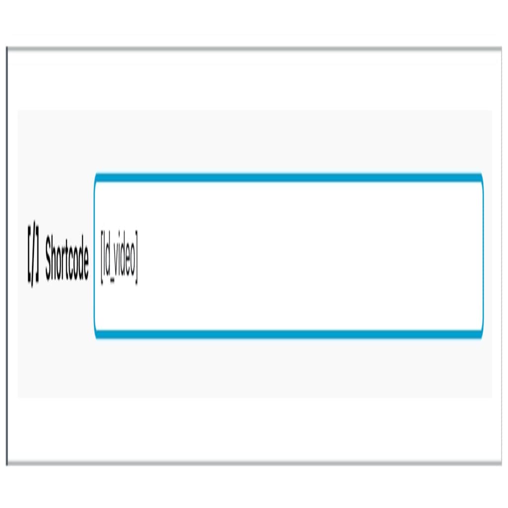 LearnDash ld_video in shortcode block