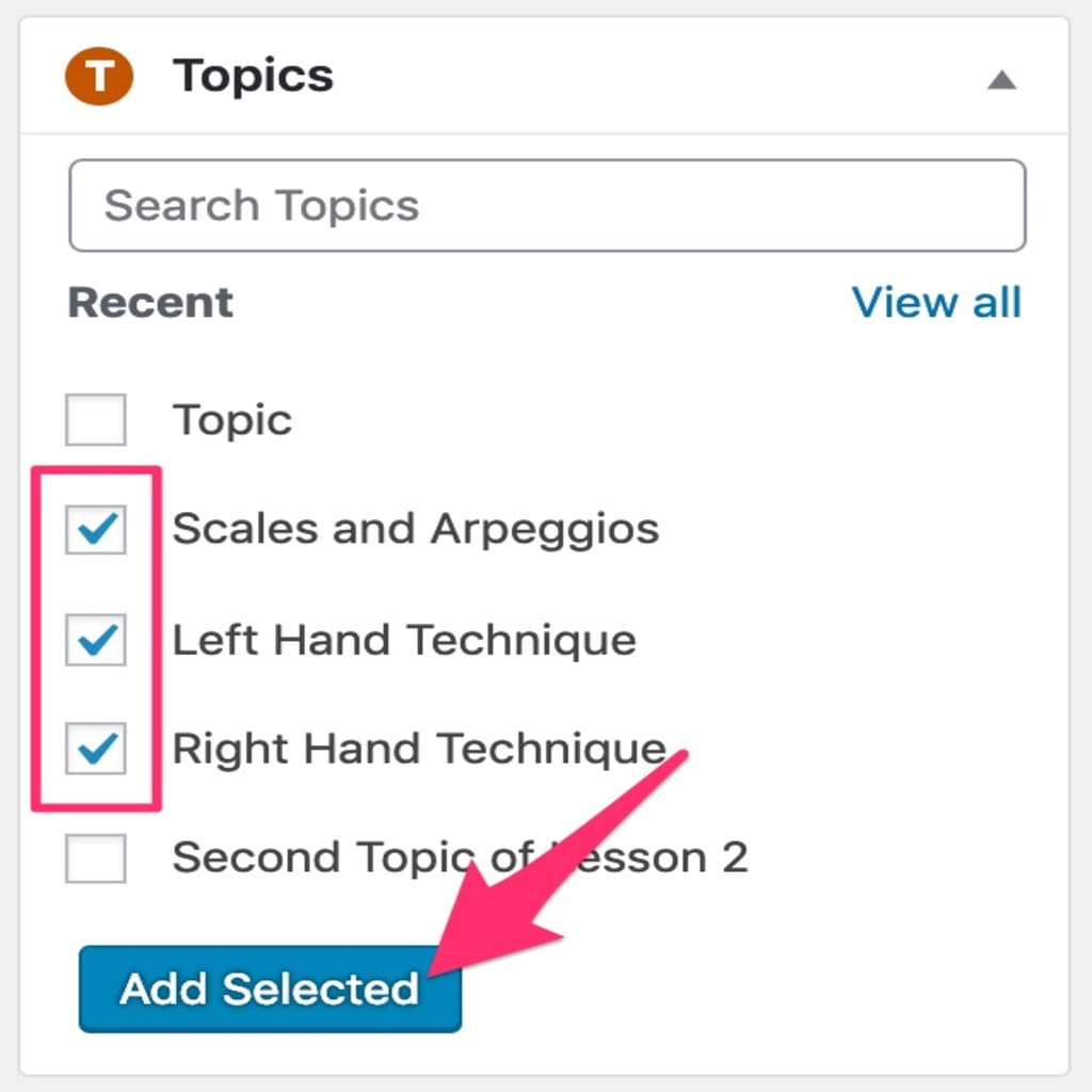 LearnDash course builder, edit/remove lesson links