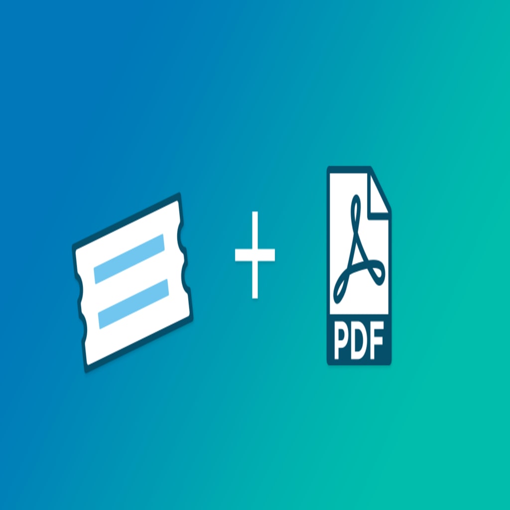 Free pdf ticket extension