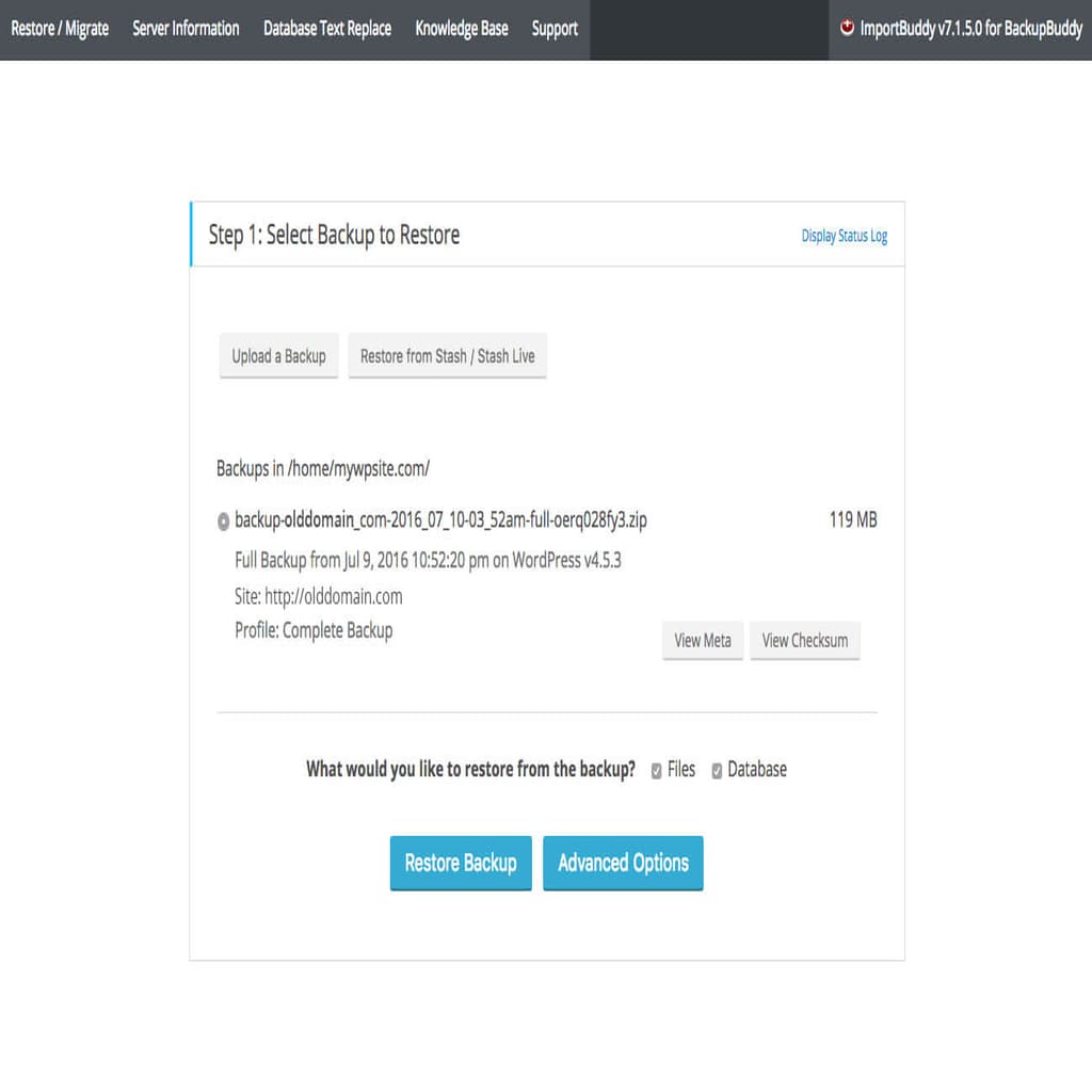 importbuddy-step-1-select-backup