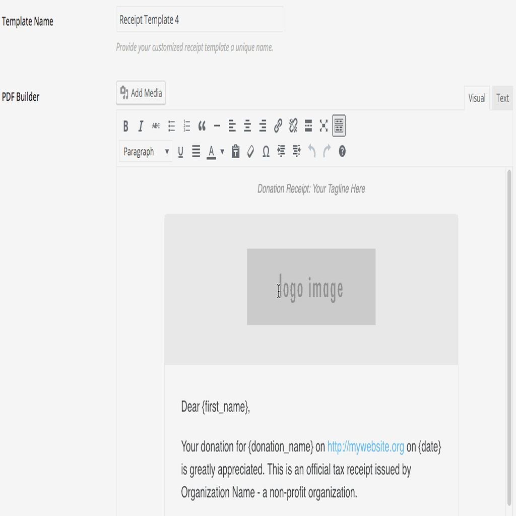 Building a Custom PDF Receipt