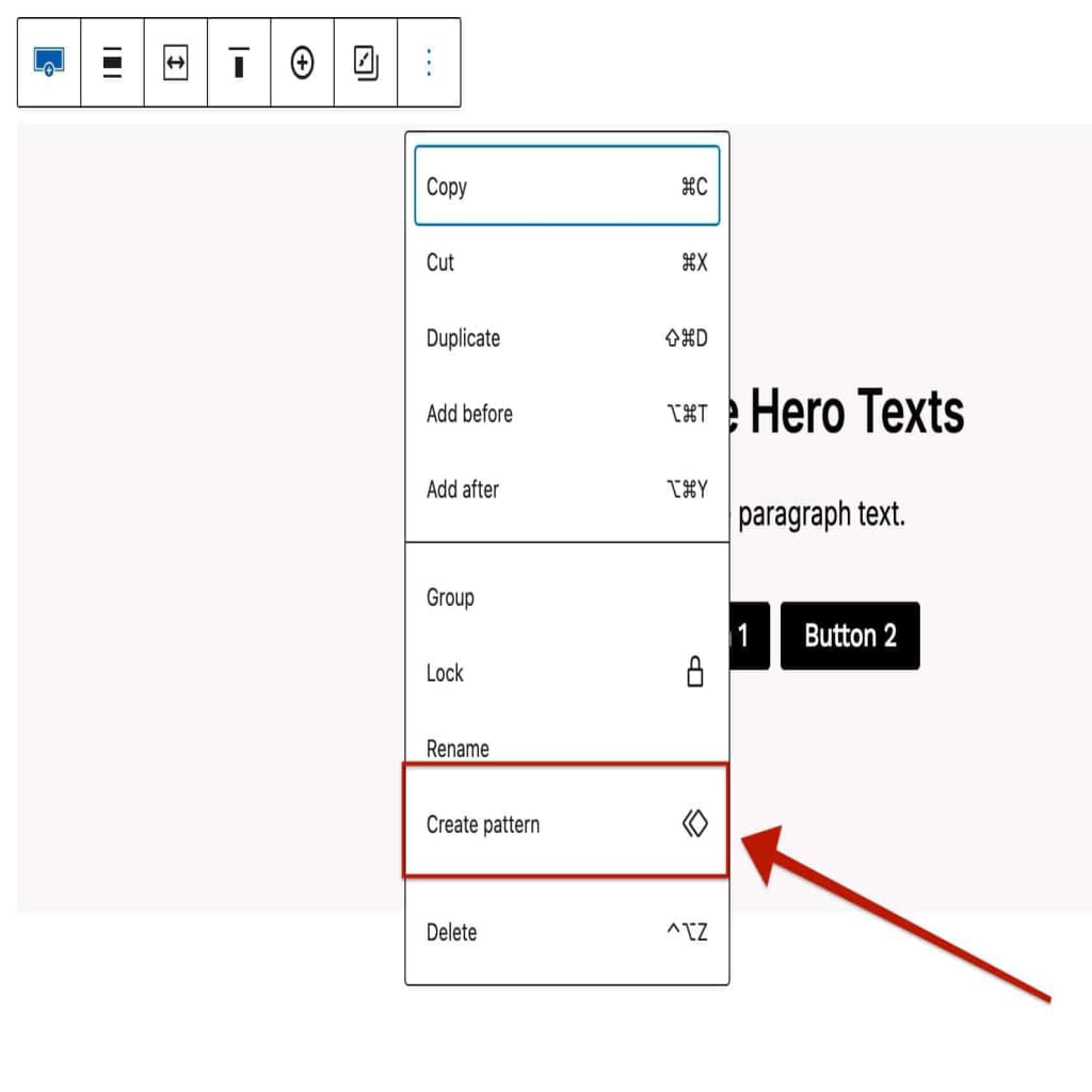 Create Pattern