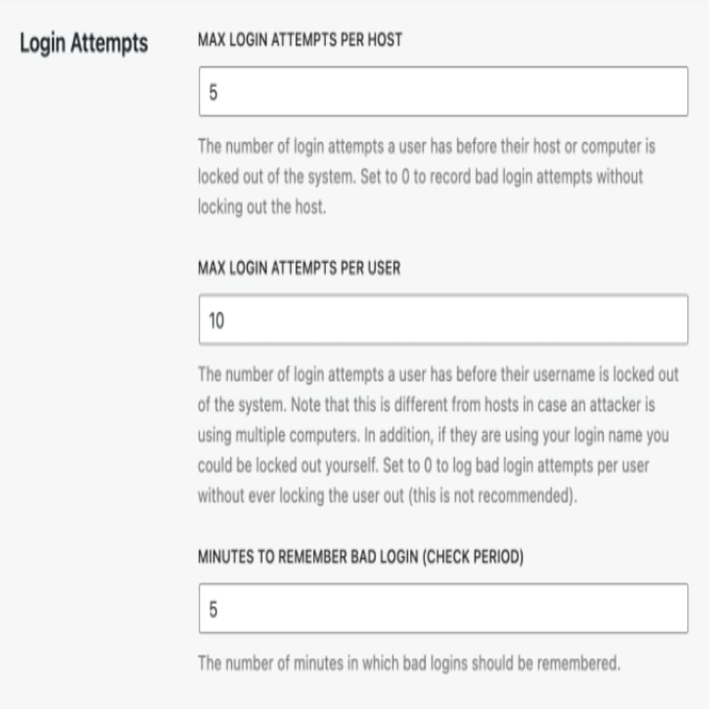 Setting login rules with Solid Security