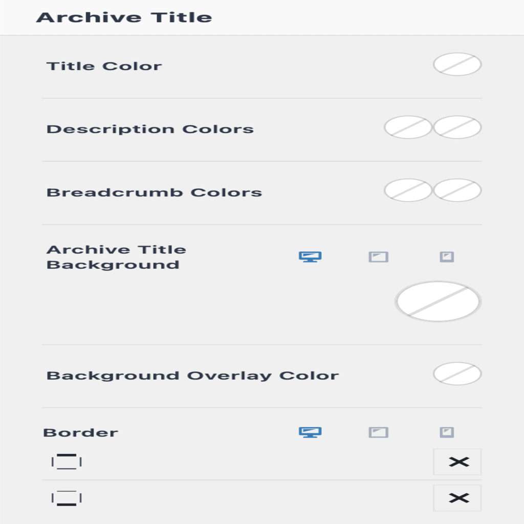 Archive Title