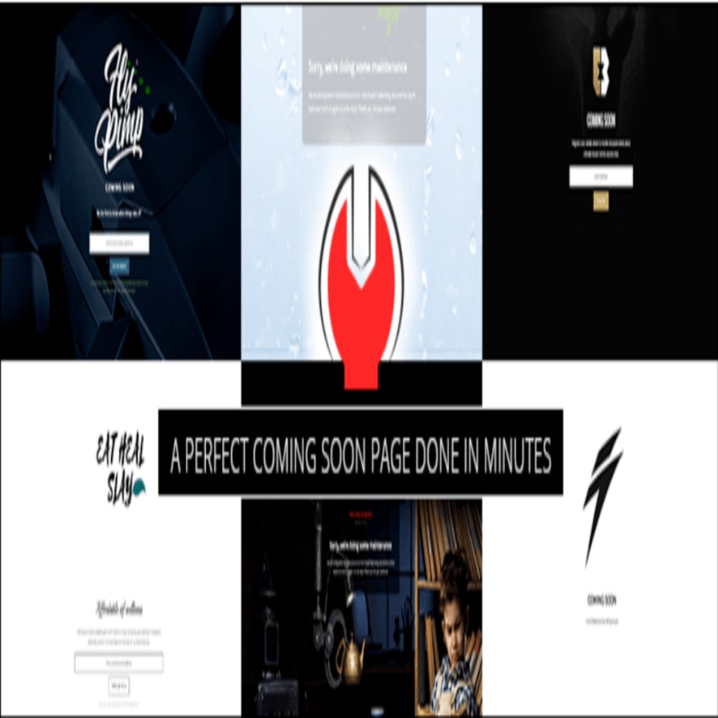 Minimal Coming Soon Page Logo