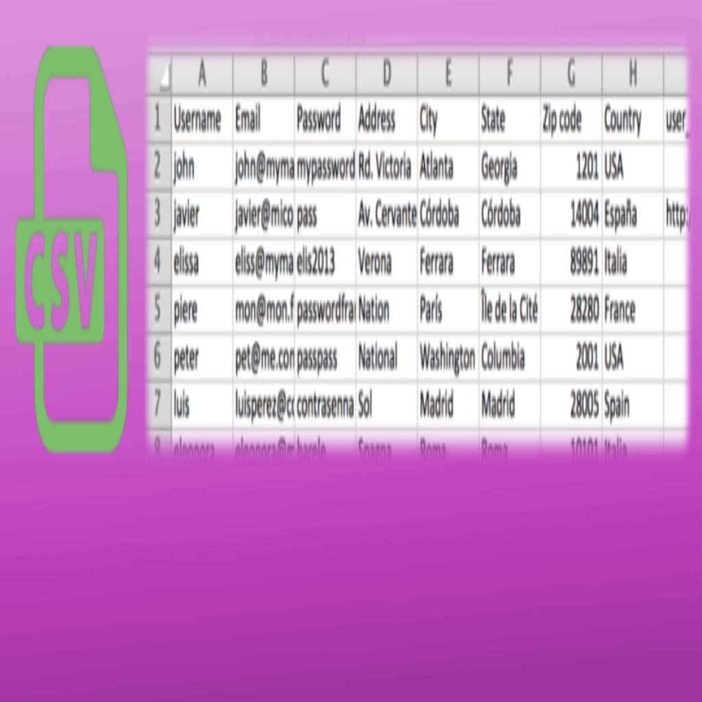 Import users from CSV with meta logo