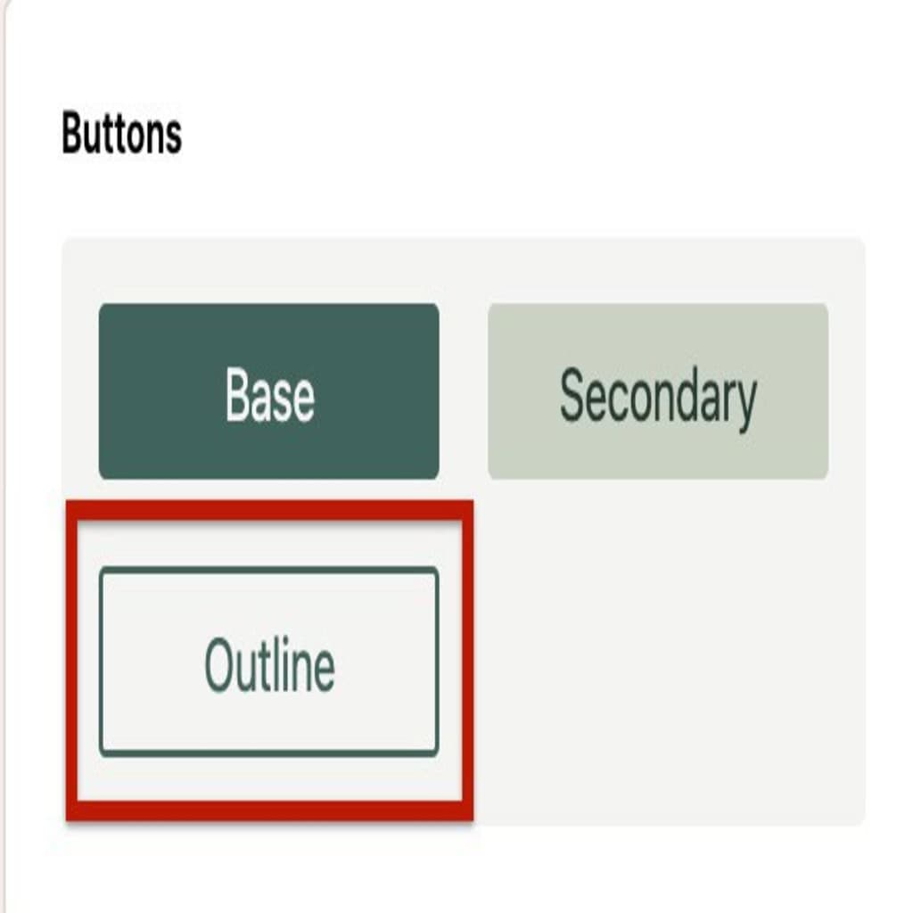 Outline Button Example