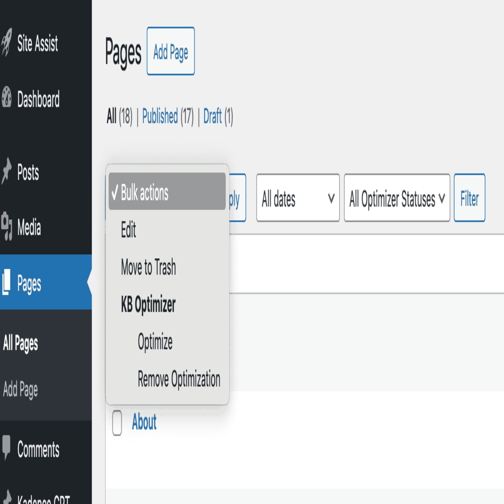Bulk Settings