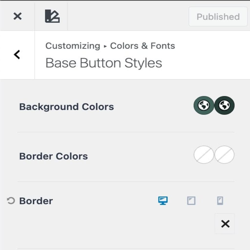 Example Button Styles
