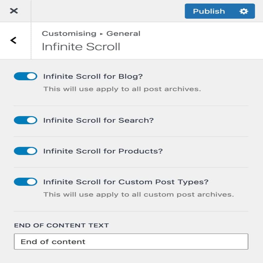 Infinite Scroll