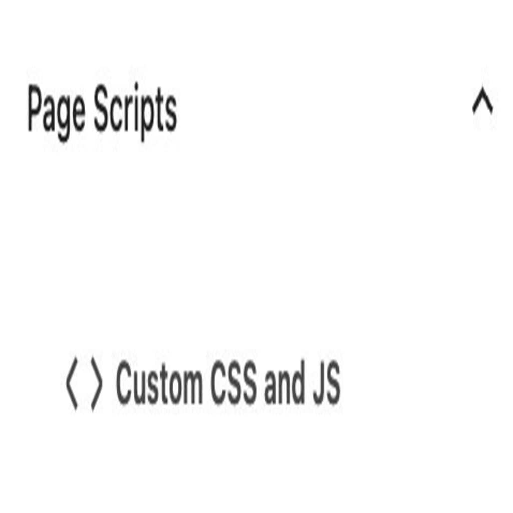 Page Scripts