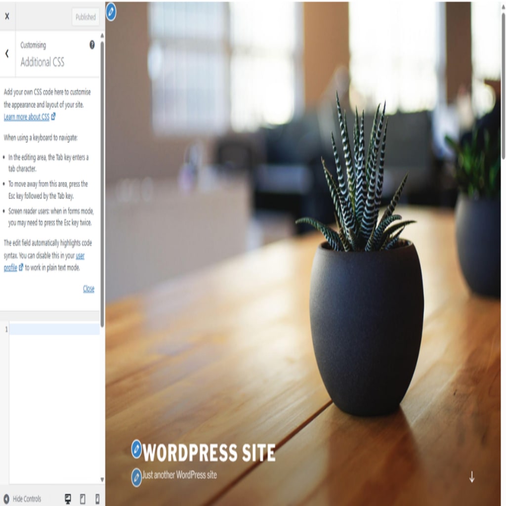 wordpress customizer
