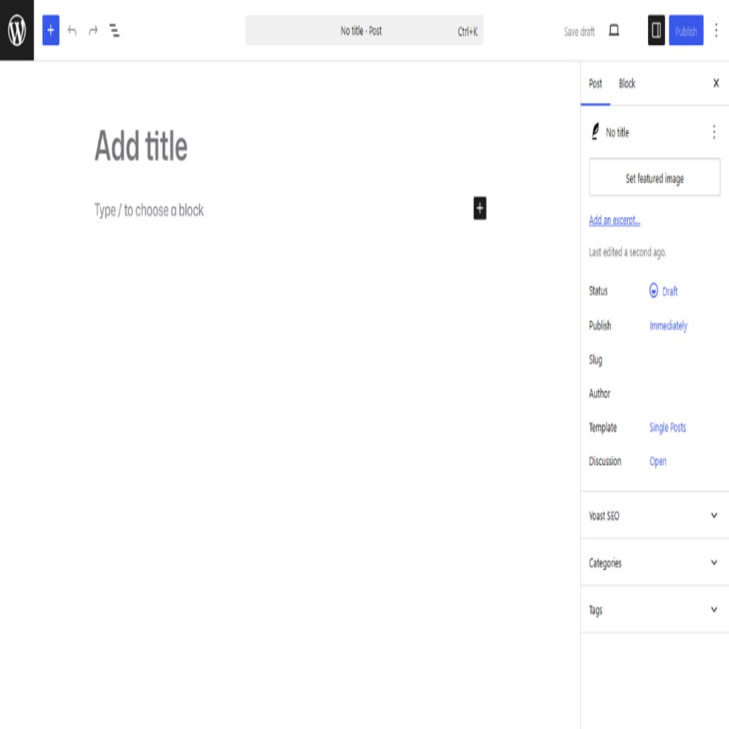 wordpress post