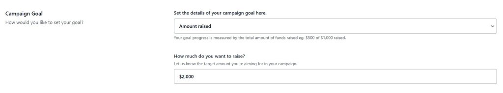 Campaign Goal
