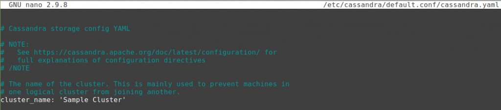 Replace cluster_name with your cluster's name: