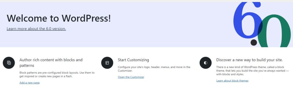 Welcome to WordPress