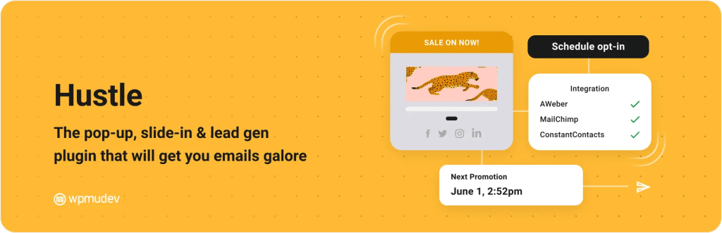 hustle free popup plugin
