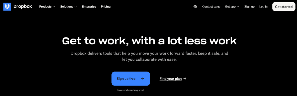 Dropbox storage