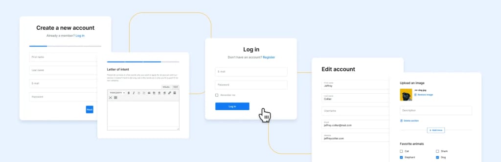 user profile builder community plugin