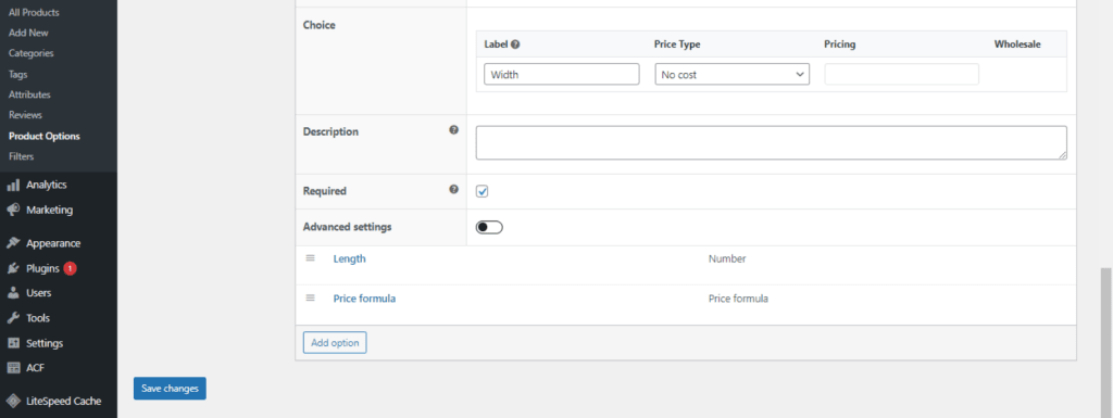 create input box