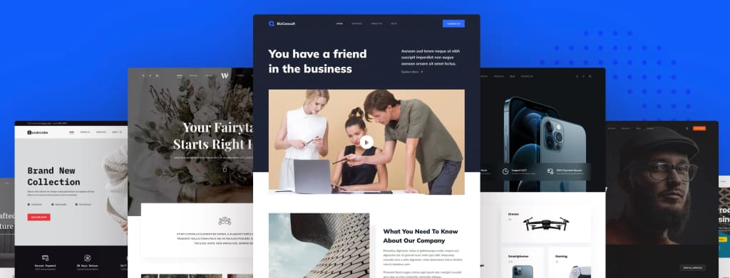 minimalist wordpress theme blocksy examples