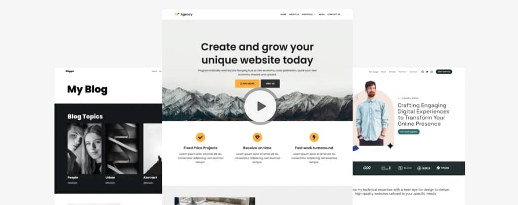 minimalist wordpress theme neve examples