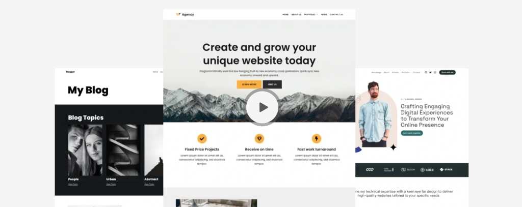 minimalist wordpress theme neve examples