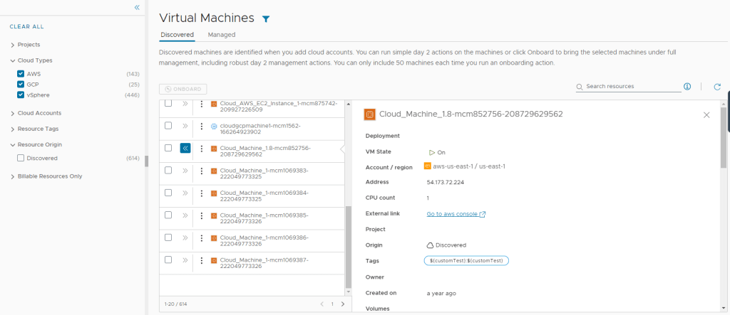 Managing cloud resources from Service Broker.