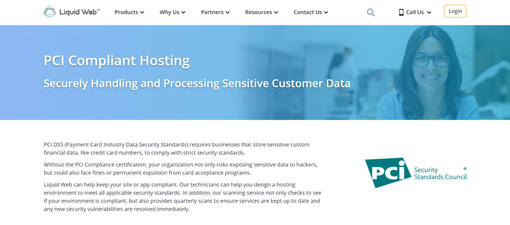 Liquid Web helps you comply with security standards.