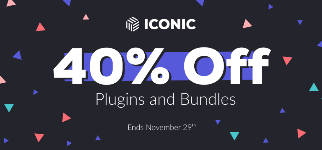 Iconic Black Friday social graphic