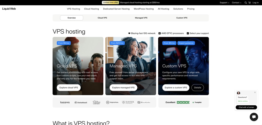 Liquid Web VPS hosting