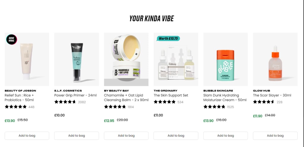 related products example