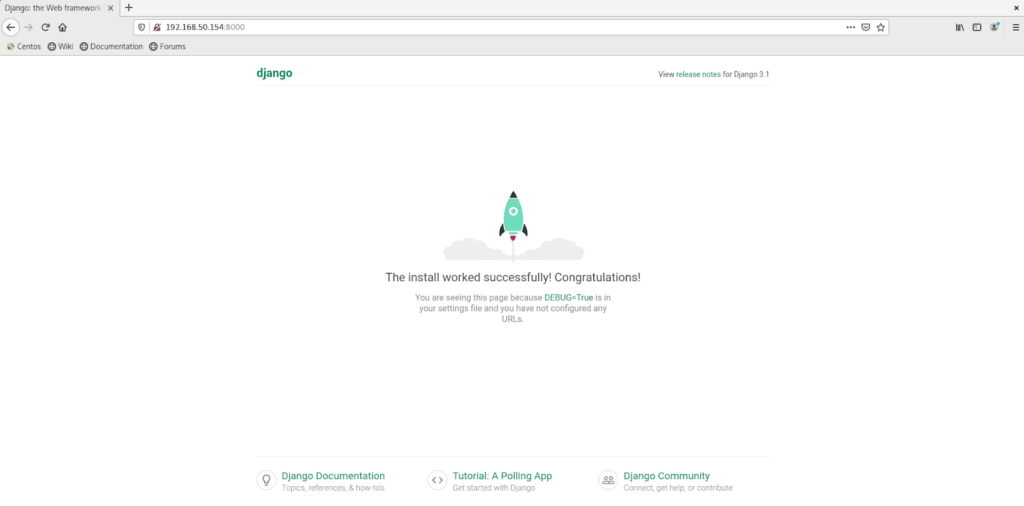 install django 1