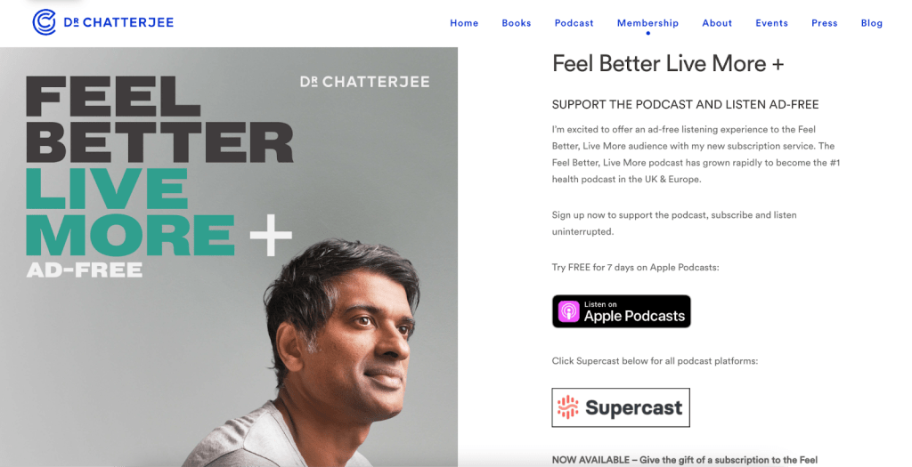 A WordPress podcasting website gives you the chance to monetize your podcast.