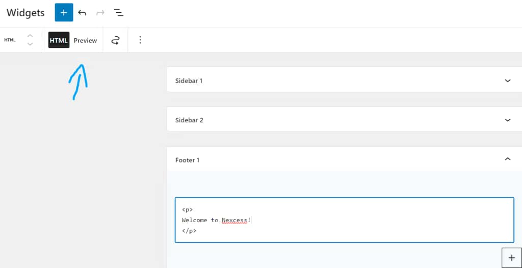 preview html widget