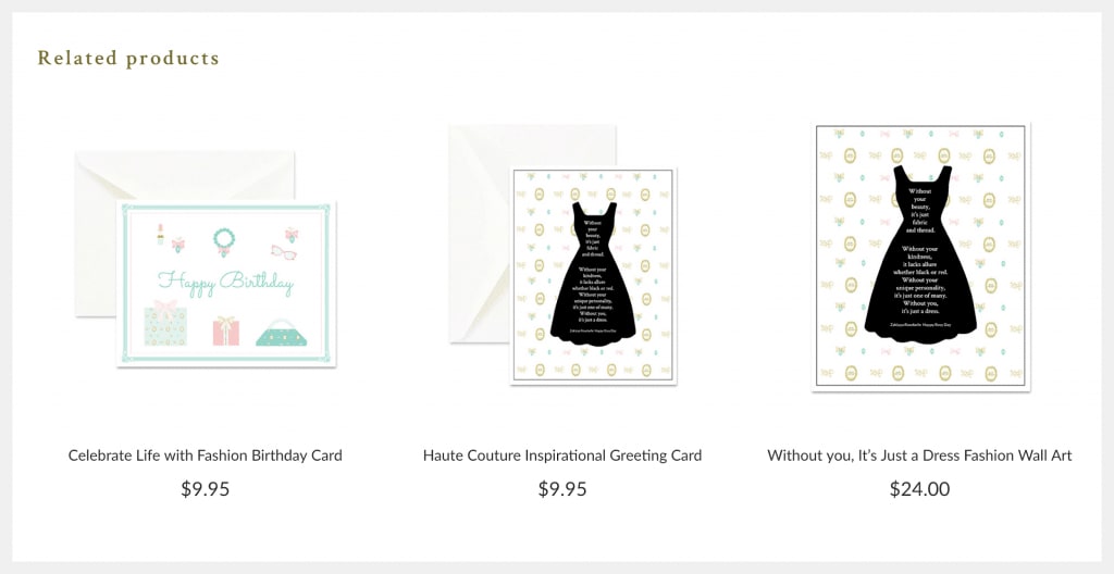 Multiple products and prices.