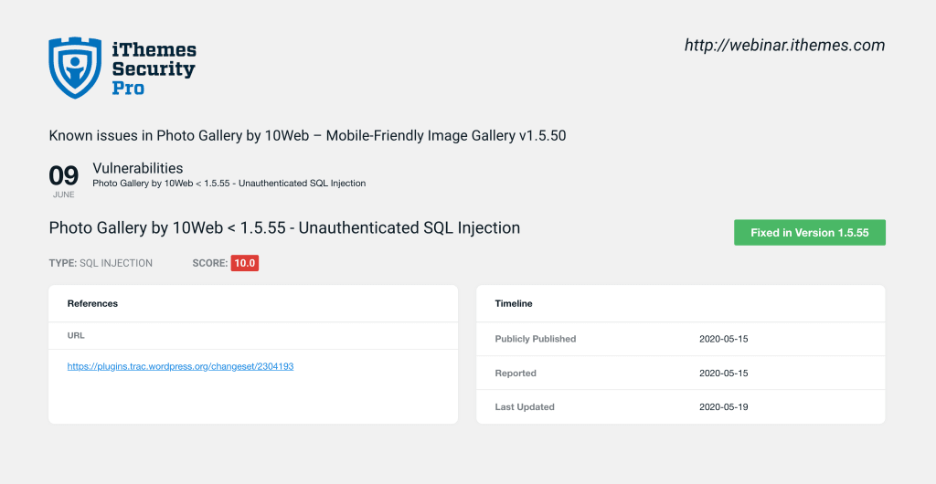 Site Scan Vulnerability Details