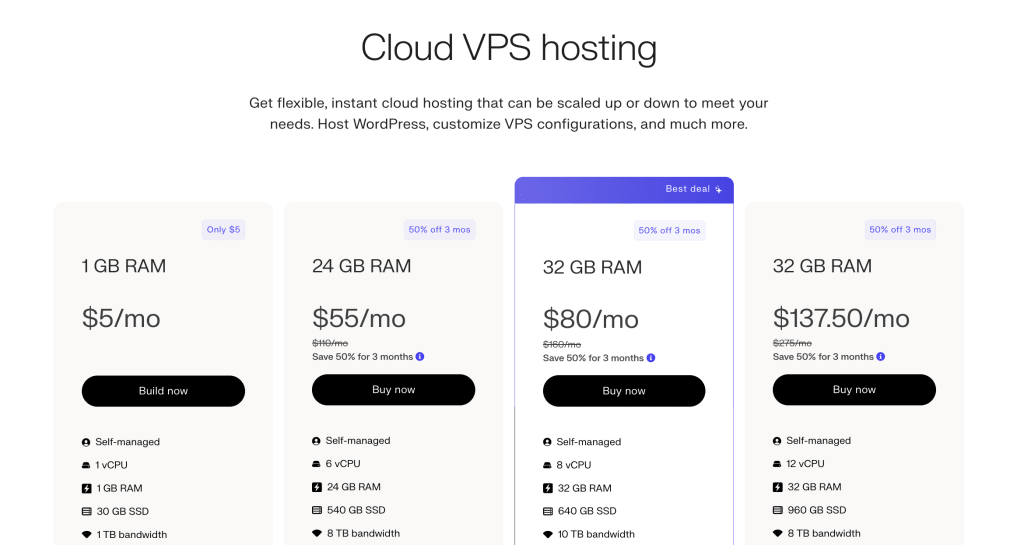 Liquid Web’s Cloud VPS (Virtual Private Server).