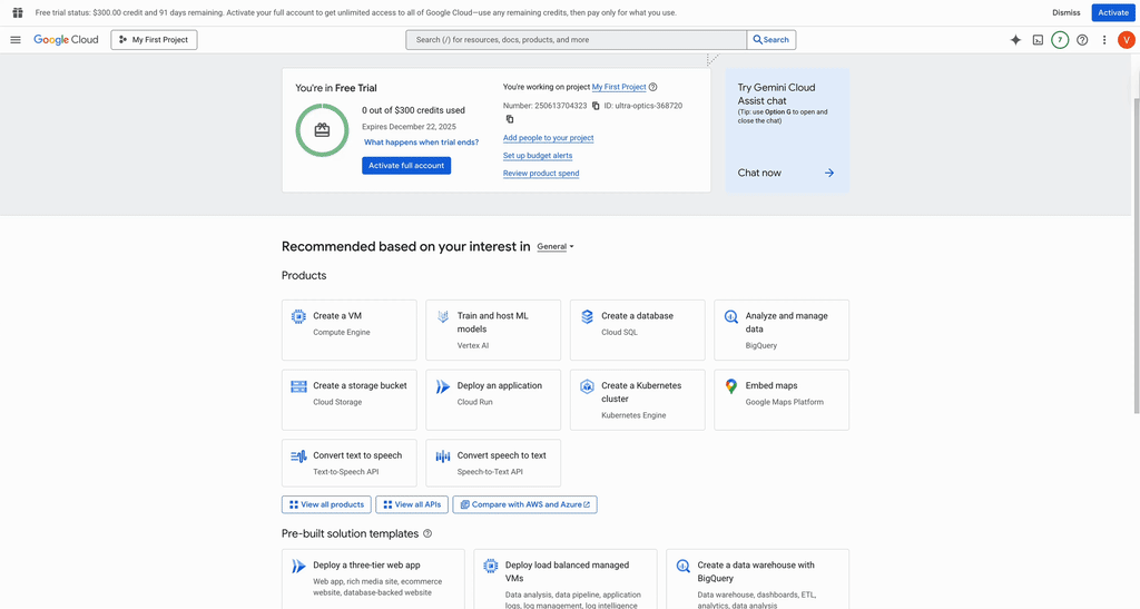 Enabling APIs
