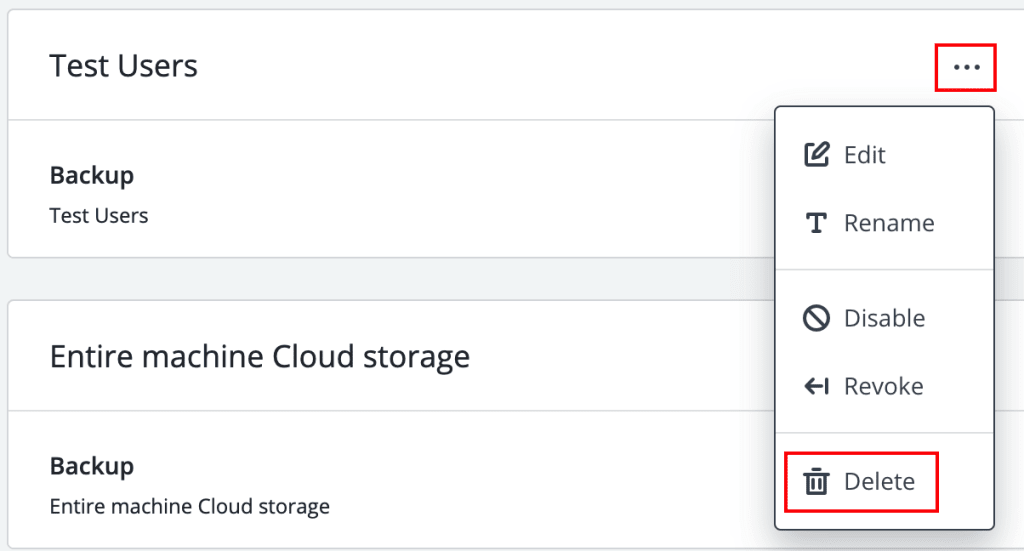 delete protection plan link